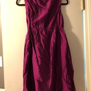 LOFT Dresses - Ann Taylor LOFT Burgundy Sheen Dress LOFT Dresses - Ann Taylor LOFT Burgundy Sheen Dress